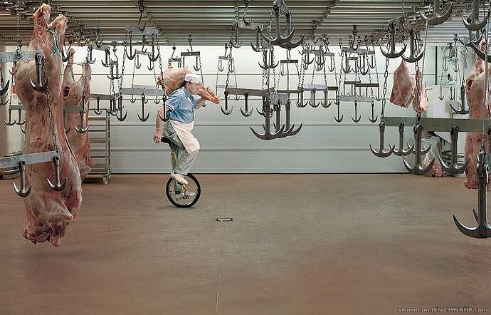 unicycle-meat