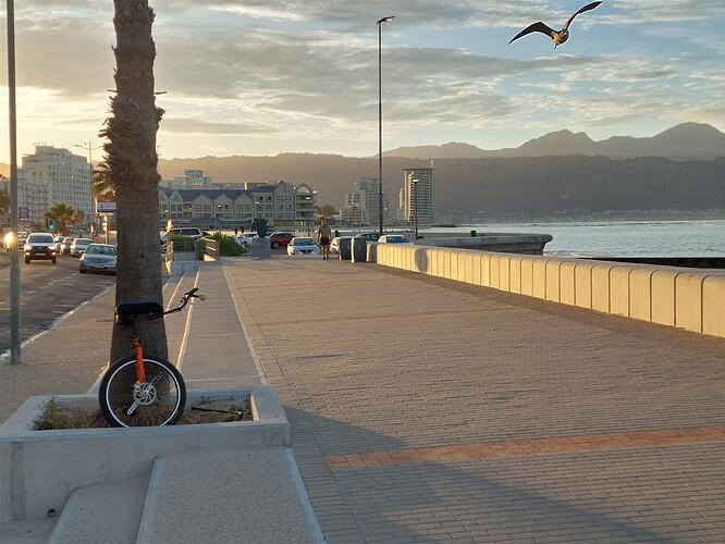 Riding after sunrise