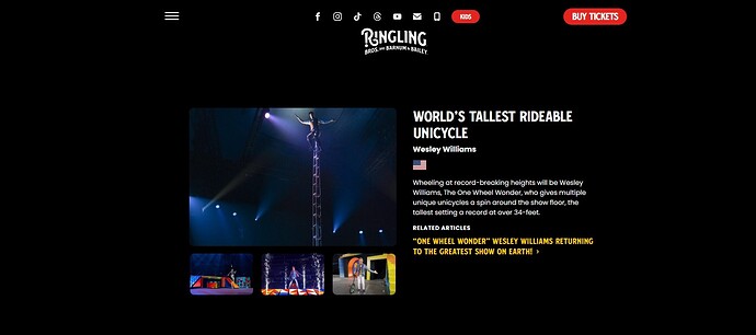 Tallest Rideable Unicycle in the World