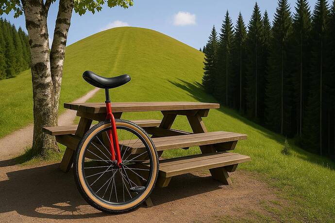 AI image created with the above descriptive prompt. It is less photo realistic.