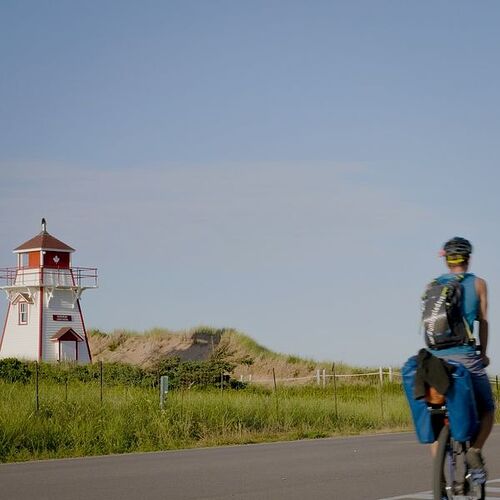 dave and a lighthouse