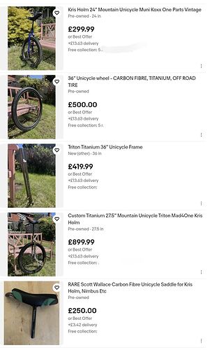 Ebay listings