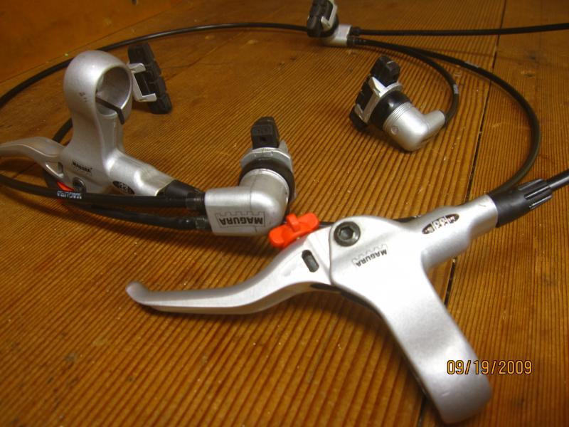 Magura HS33 brakes, like new, silver, $75 per wheel - Trading Post