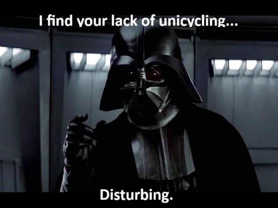 lack of unicycling